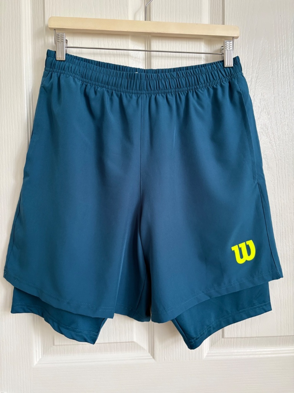 Wilson Men's Core Tennis pickleball Volley shorts Blue Size M NWOT - Picture 2 of 11